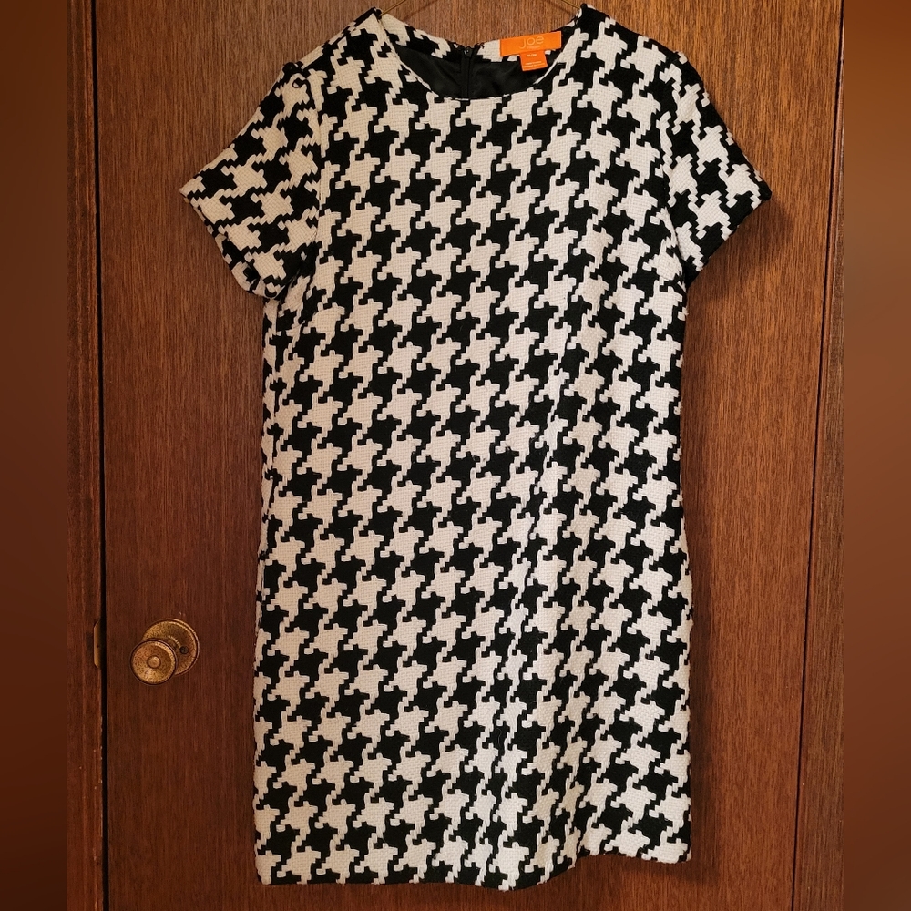 Wool houndstooth dress joe fresh